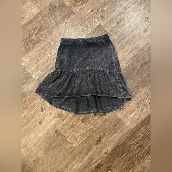 Urban outfitters Sparkle & Fade Acid-Wash Flounce-Hem Skirt small Anthropologie - Picture 5 of 8